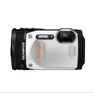 Olympus TG 860 Waterproof Digital Camera with 3 Inch LCD (White)
