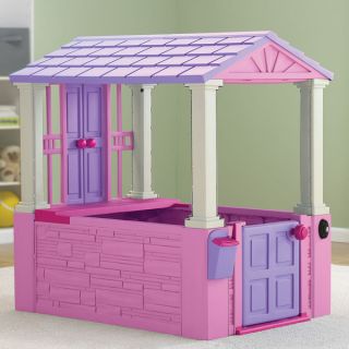 American Plastic Toys Pink Girls Playhouse