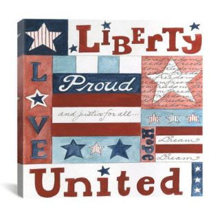 iCanvas ''Liberty Proud'' Canvas Wall Art by Pat Yuille