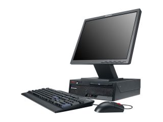 Lenovo ThinkCentre M58 7359AFU Desktop Computer Core 2 Duo E7300 2.66GHz   Ultra Small   Black