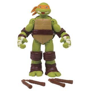Teenage Mutant Ninja Turtles 5.25 inch Action Figure   Tongue Poppin' Mikey    Playmates Toys