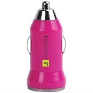 iEssentials IE PCPUSB PK USB Car Charger   For iPhone / iPod / SmartPhone   5 V DC Output Voltage   1 A Output Current   Pink