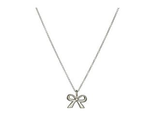 Dogeared Oh So Sweet Bow Reminder Necklace Sterling Silver