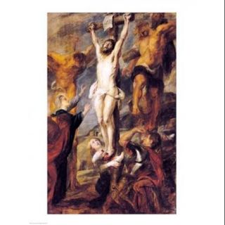 Christ Between the Two Thieves Poster Print by Peter Paul Rubens (18 x 24)
