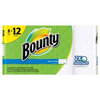 add to registry for Bounty Select A Size White Paper Towels 8 Giant