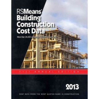 RSMeans Building Construction Cost Data 2013