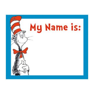 Eureka! Cat In The Hat Name Tags