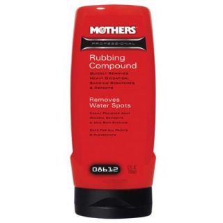 Mothers 08612 Professional Rubbing Compound 12oz.