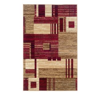 Oh! Home Capri Red/ Beige Area Rug (43 x 73)   Shopping