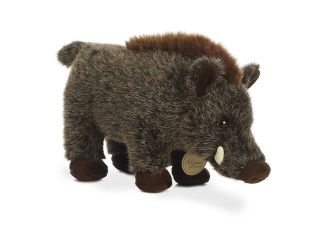 Wild Boar 10 inch Miyoni   Suffed Animal by Aurora Plush (26246)