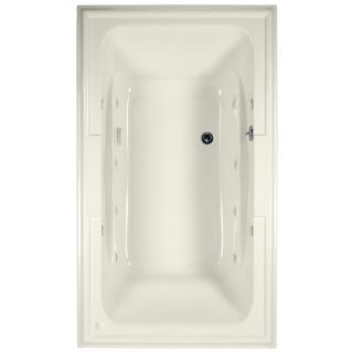 American Standard Town Square Linen Acrylic Rectangular Whirlpool Tub (Common: 42 in x 72 in; Actual: 22 in x 42 in x 72 in)