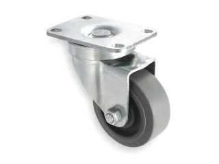 1UHY5 Swivel Plate Caster, 325 lb, 5 In Dia