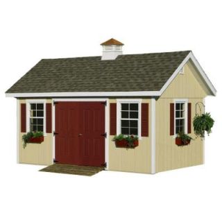 HomePlace Structures 10 ft. x 20 ft. Studio Garden Building with Floor LS1020F