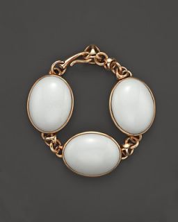 Di MODOLO White Agate Oversize Triple Stone Bracelet