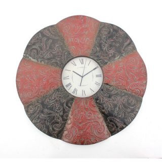 Oversized 30 Metal Wall Clock by Teton Home