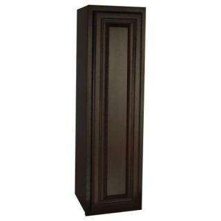 Hampton Bay 12x42x12 in. Cambria Wall Cabinet in Java KW1242 CJM