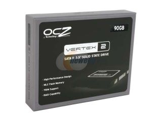 OCZ Vertex 2 3.5" 90GB SATA II MLC Internal Solid State Drive (SSD) OCZSSD3 2VTX90G