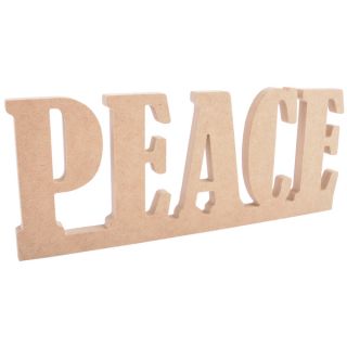 Beyond The Page PEACE Standing Word Sign