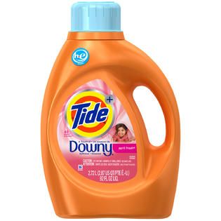 Tide HE Turbo Clean Plus Downy April Fresh Scent Liquid Laundry
