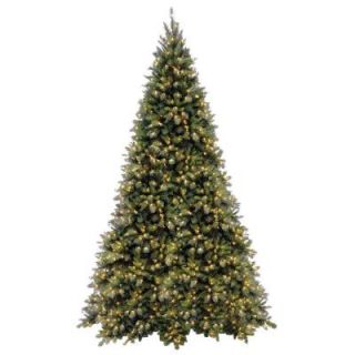 National Tree Company 12 ft. Tiffany Fir Medium Artificial Christmas Tree with Clear Lights TFMH 120LO