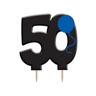 NUMBER 50 CANDLE WITH BALLOON   Party Supplies