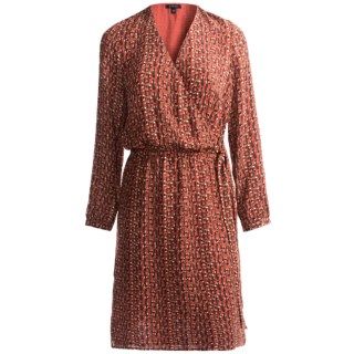 Lands’ End Georgette Faux Wrap Dress (For Plus Size Women) 6580W