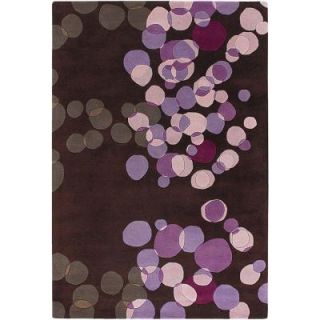Chandra Avalisa Brown/Purple/Pink/Taupe 5 ft. x 7 ft. 6 in. Indoor Area Rug AVL6114 576