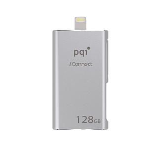 PQI iConnect OTG iOS Flash Drive 6I01 128GR1001 128GB   Silver   TVs