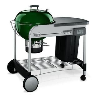 Weber 22.5 Inch Green Performer Grill With Touch & Go Ignition