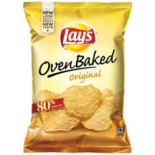 Lays Oven Baked Original Potato Crisps 1.125 OZ BAG   Food & Grocery