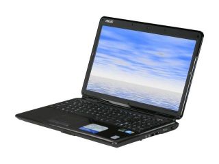 ASUS Laptop K50IN X1 Intel Core 2 Duo T6500 (2.10 GHz) 4 GB Memory 250 GB HDD NVIDIA GeForce G102M 15.6" Windows Vista Home Premium