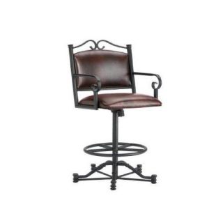 Iron Mountain Sherwood 30'' Swivel Bar Stool with Cushion