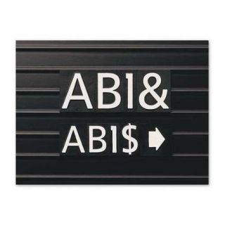 QUARTET M1 Letter Board Characters,1 In,PK 128