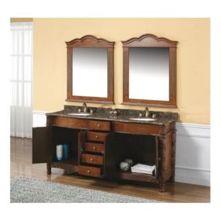 James Martin Furniture Dalia 72 Double Bathroom Vanity Set