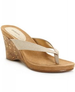 Style&co. Chicklet Wedge Sandals   Sandals   Shoes