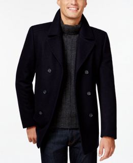 DKNY Danby Slim Fit Solid Peacoat   Coats & Jackets   Men