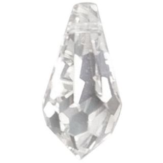 Swarovski Crystal Beads Facet Teardrop, 11.5mm x 5mm, Crystal