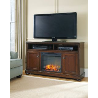 Signature Design by Ashley Porter Rustic Brown Large TV Stand with