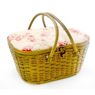 Dritz St. Jane Picnic Shape Sewing Basket   16562543  