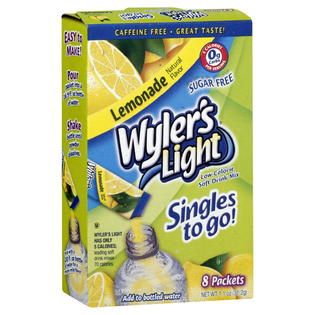 Wylers Light Singles to Go! Soft Drink Mix, Low Calorie, Sugar Free