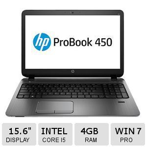 HP ProBook 450 G2   Core i5 5200U / 2.2 GHz   Windows 7 Pro 64 bit / Windows 8.1 Pro downgrade   pre installed: Windows 7   4 GB RAM   500 GB HDD   DVD SuperMulti   15.6 1366 x 768 ( HD )   Intel HD