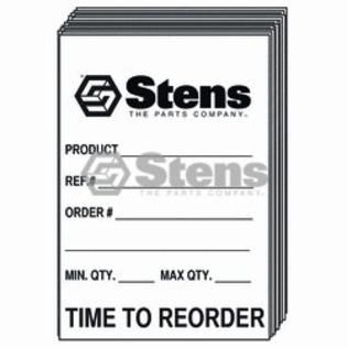 Stens Time To Reorder Tag /   Lawn & Garden   Outdoor Power Equipment