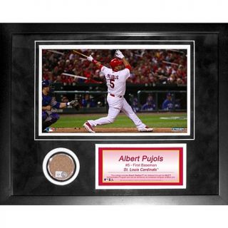 Albert Pujols St. Louis Cardinals Dirt Collage by Steiner Sports