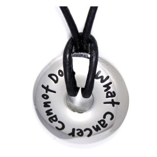 What Cancer Cannot Do Inspirational Cord Necklace   16805367