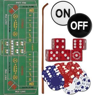 Trademark Poker Craps Set   All the pieces to play NOW!   Toys & Games