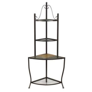 Corner Baker's Rack with Slate Top 601617