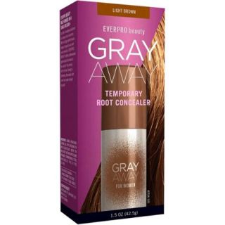 Everpro Beauty Gray Away for Women Temporary Root Concealer, Light Brown, 1.5 oz