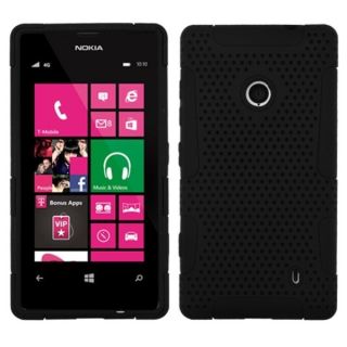 INSTEN Black/ Black Astronoot Phone Case Cover for Nokia Lumia 520