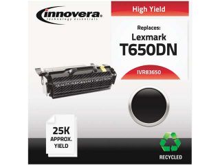 Innovera IVR83650 Black Compatible Remanufactured T650H21A (T650DN) Toner