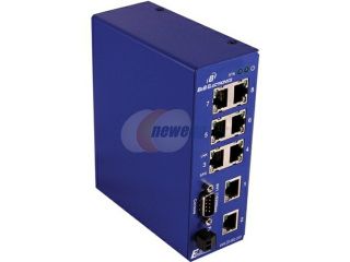 B&B Ethernet Managed Switch, 8 Port 10/100Base TX, Wide Temperature